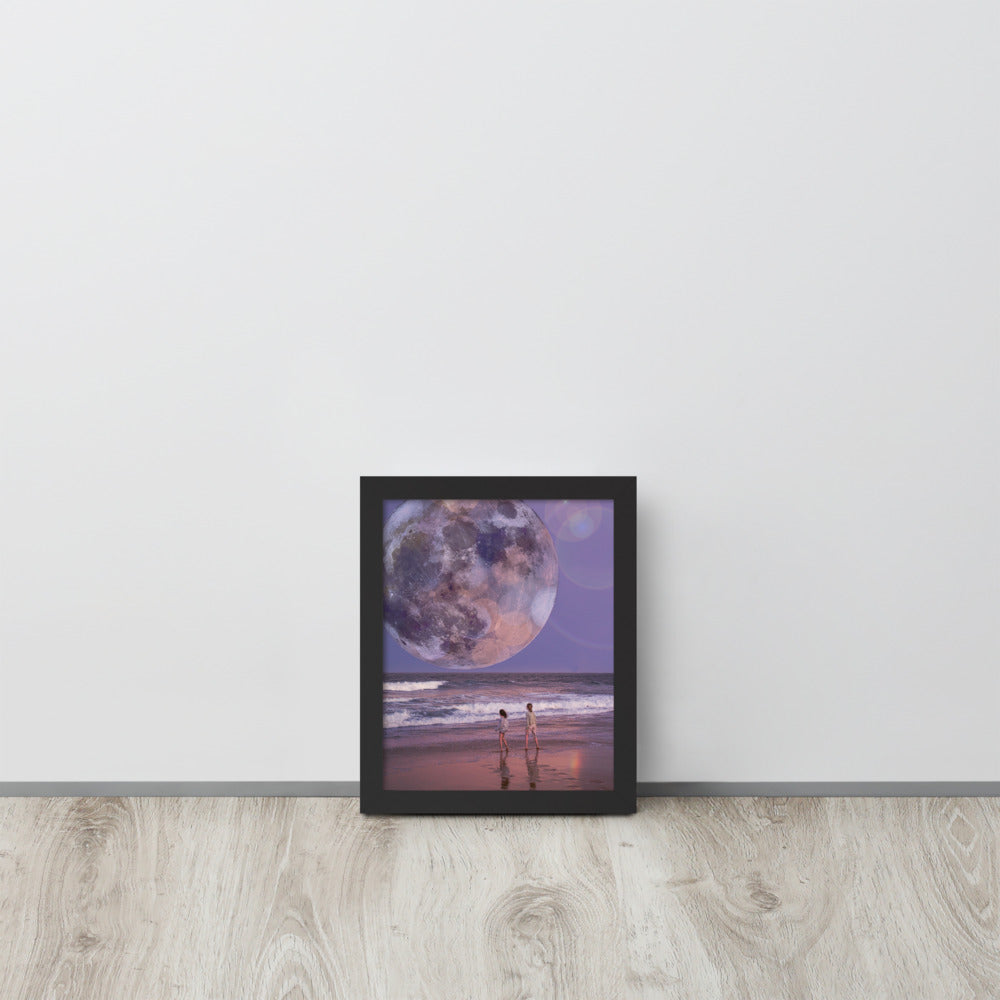 A Seaside Escape Framed Print