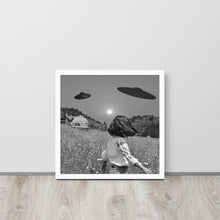 Load image into Gallery viewer, Incoming Framed Print
